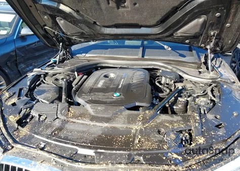 2017 BMW 740I из США, поврежденный, VIN WBA7E2C57HG740096